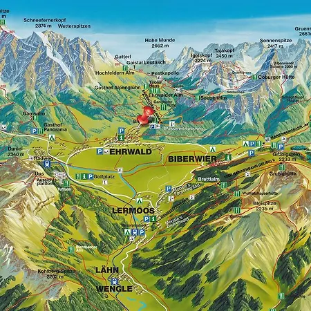 فندق Halali - Dein Kleines An Der Zugspitze ايروالد