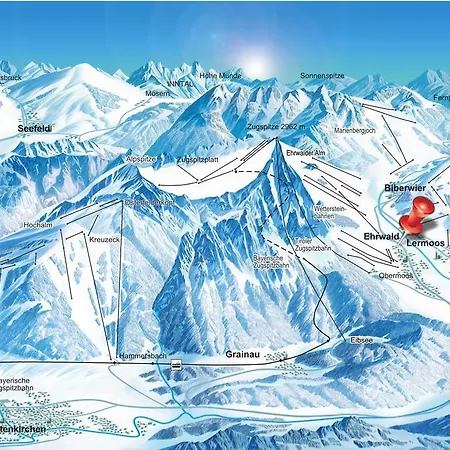 فندق Halali - Dein Kleines An Der Zugspitze ايروالد